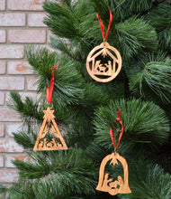 Load image into Gallery viewer, Nativity Story Ornaments on Christmas Tree
