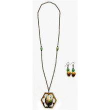 Load image into Gallery viewer, Mountain Spring Necklace and Earrings Set
