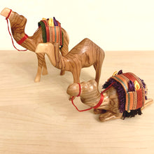 Load image into Gallery viewer, Customer&#39;s Olive Wood Camel Figures from Oasis Collection

