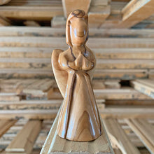 Load image into Gallery viewer, Small Olive Wood Angel Carving Figure
