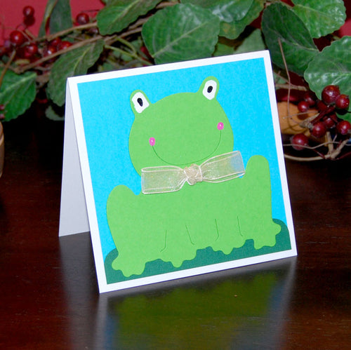 Frog Handmade Card