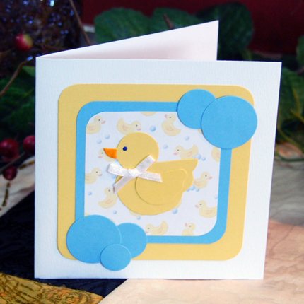 Duck Handmade Card