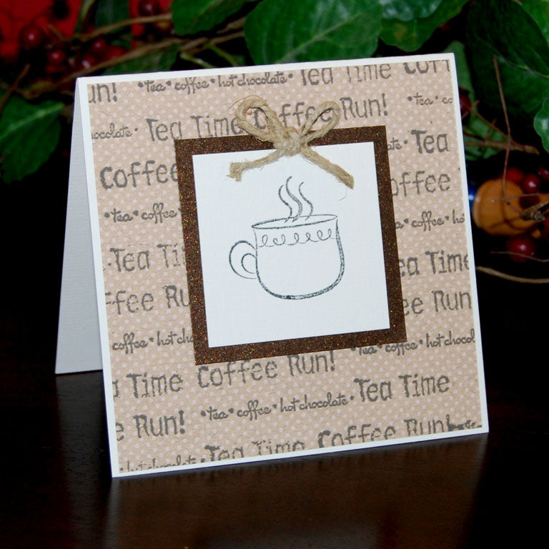 Tea Time Handmade Card