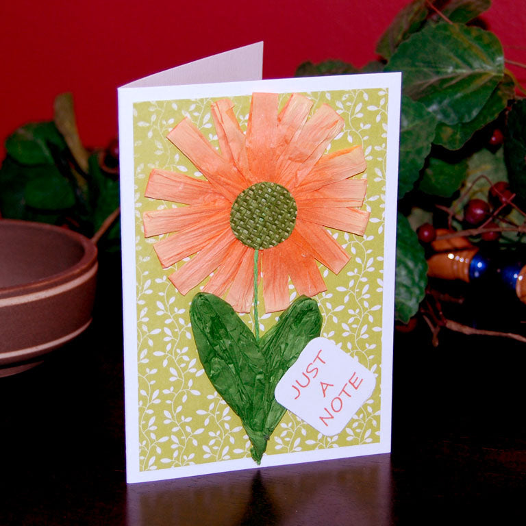 'Just a Note' Handmade Card – Holy Land Designs