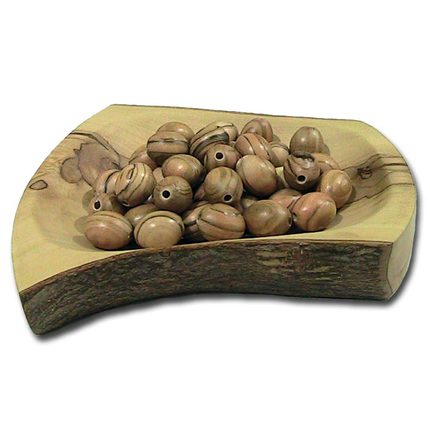Olive Wood Oval Beads